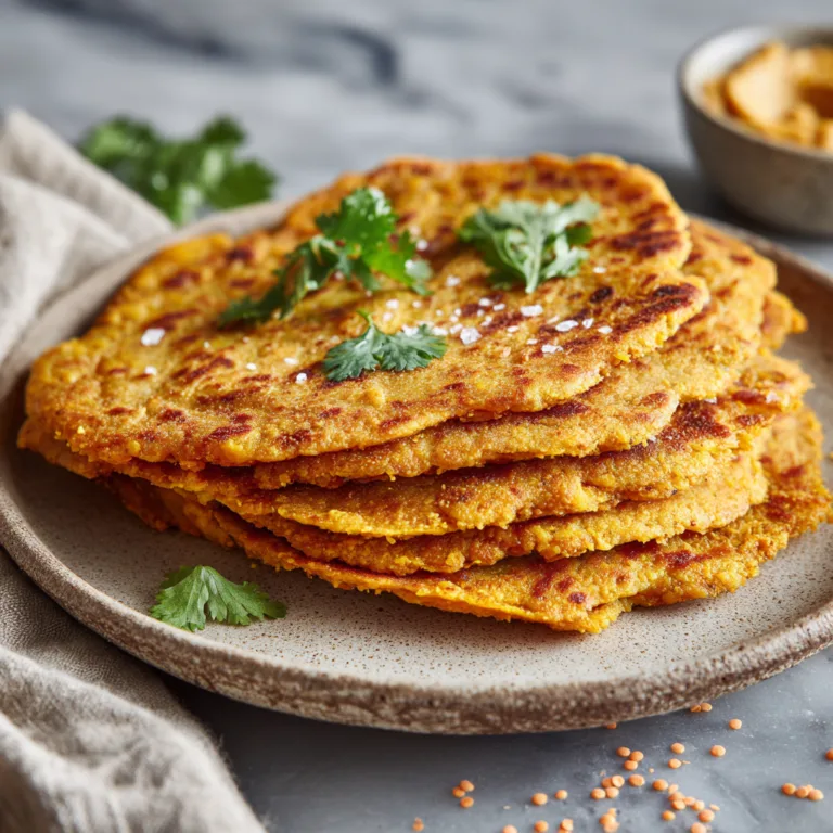 The Magic of One-Ingredient Red Lentil Flatbread: A Gluten-Free Revelation