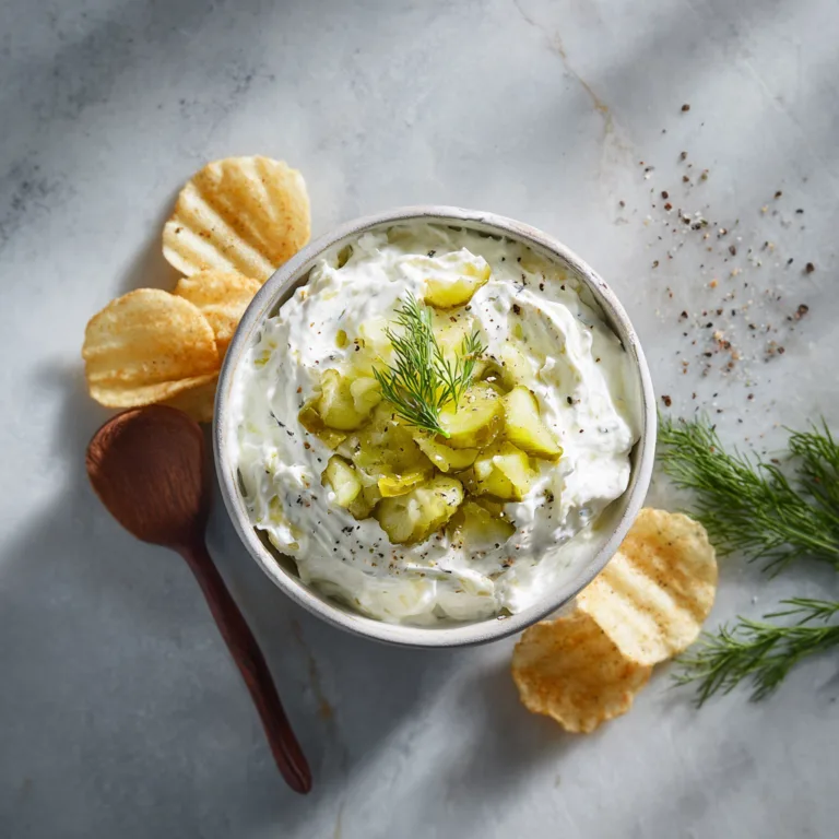 The Ultimate Dill Pickle Yogurt Dip: A Creamy, Tangy, Guilt-Free Appetizer