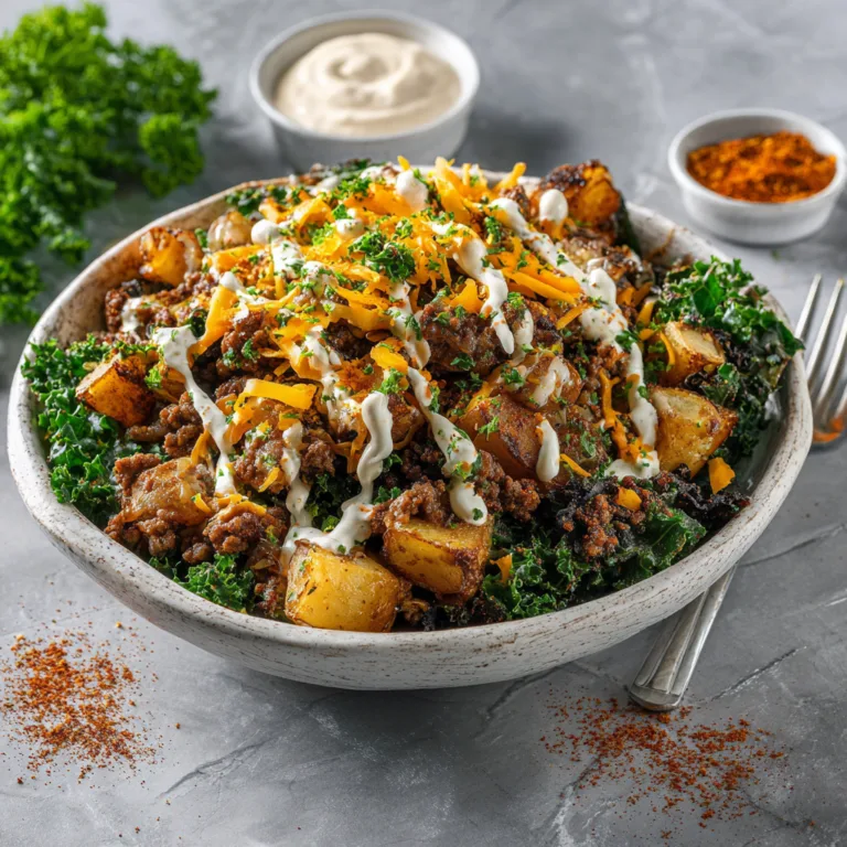The Ultimate Smash Burger Bowl: All the Flavor, None of the Bun