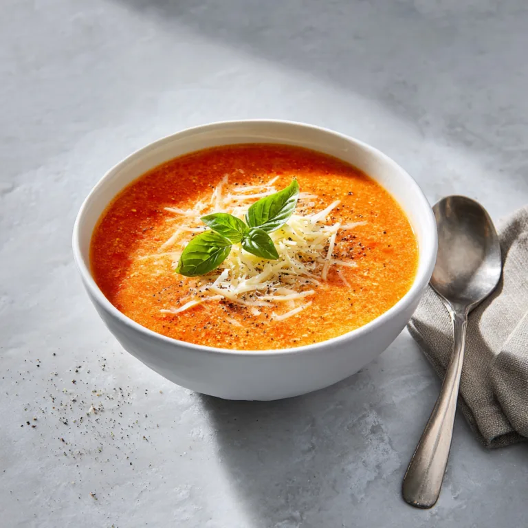 High-Protein Cottage Cheese Tomato Soup