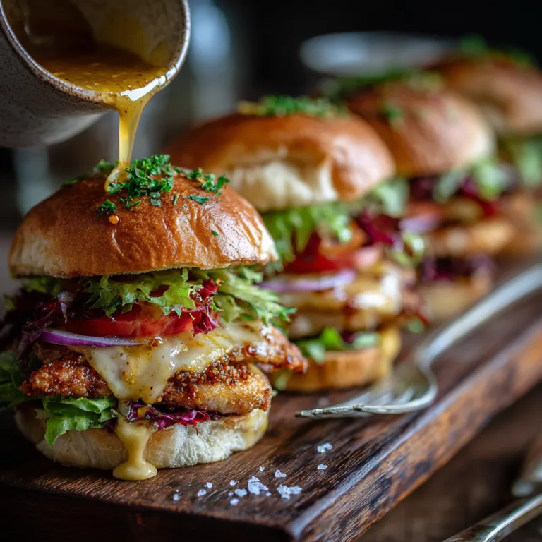 The Ultimate Honey Mustard Chicken BLT Sliders: A Game Day Feast
