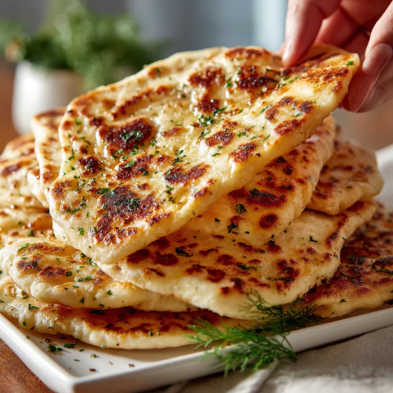 Effortless Air Fryer Garlic Butter Flatbread (No Yeast Needed!)
