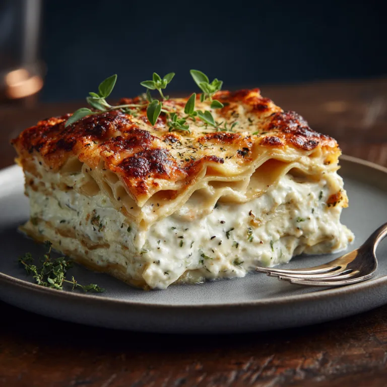 Comforting Creamy White Lasagna: The Ultimate Cheesy Baked Pasta Recipe