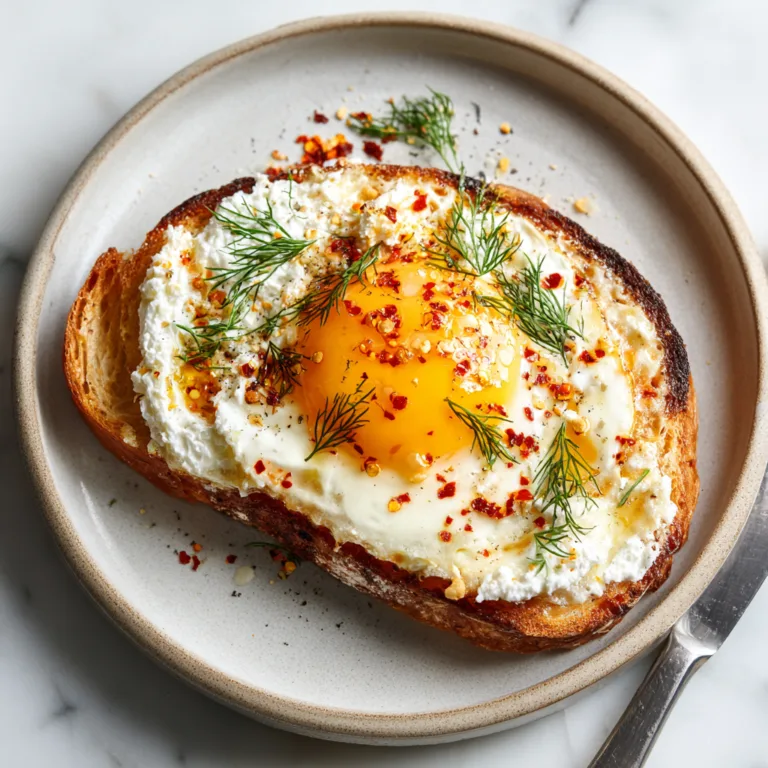 Whipped Feta Fried Eggs: A Breakfast Revelation