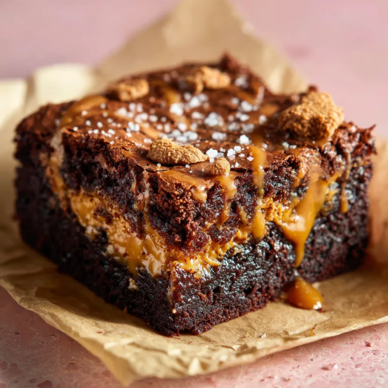 The Unmatched Decadence of Extra Gooey Biscoff Butter Brownies