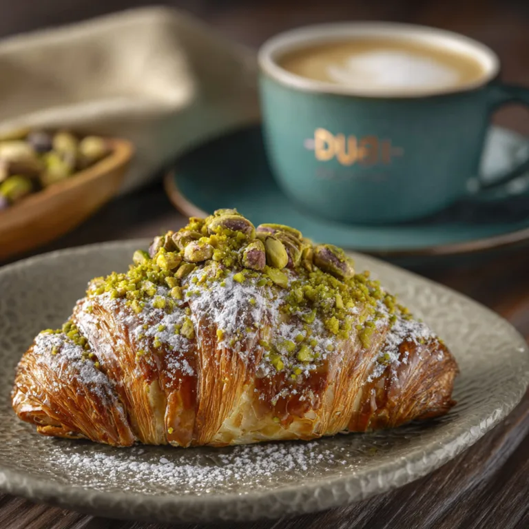 The Viral “Dubai” Pistachio Croissant: A Decadent Homemade Masterpiece